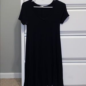 Black V-Neck Dress